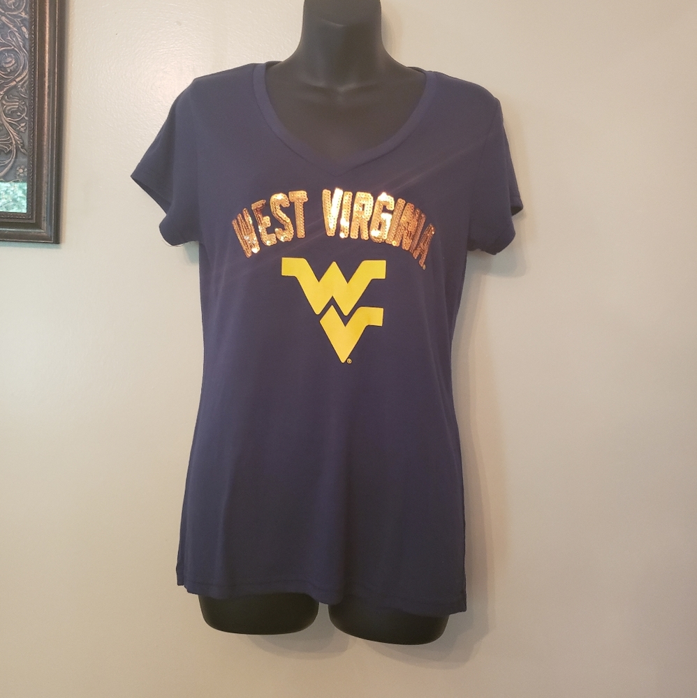 WVU sequin tee
